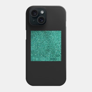 Sparkly Mermaid Green Aqua Glitter Phone Case