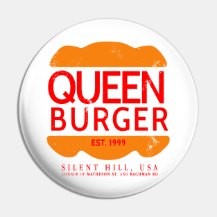 Queen Burger - Retro colors Pin