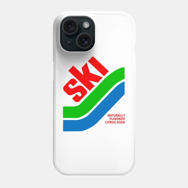 SKI - Citrus Soda Retro Phone Case by Third Quarter Run