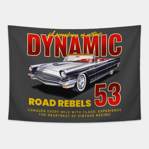 Classic Car Lover Tapestry by Tip Top Tee's