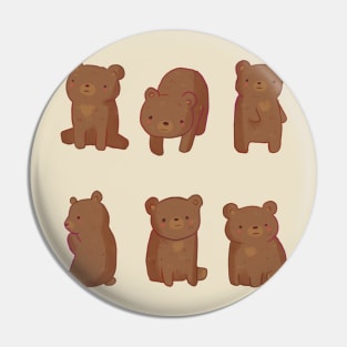 Cute bears pattern Pin