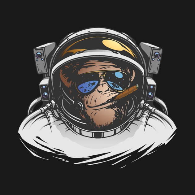 SPACE MONKEY by CANVAZSHOP