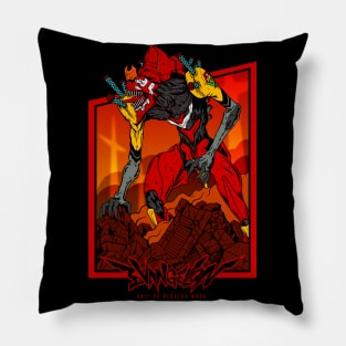 Eva 02 Berserk Mode Pillow