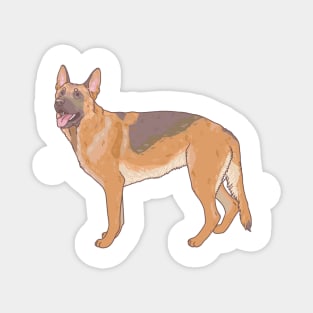 German Shepherd Magnet