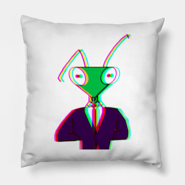 Mantis Man Pillow by Thumper's Emporium