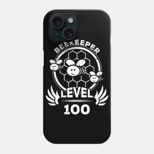 Level 100 Beekeeper Beekeeping Fan Gift Phone Case