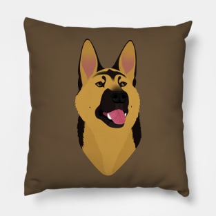 SimpliciTee - Black and Tan German Shepherd Pillow