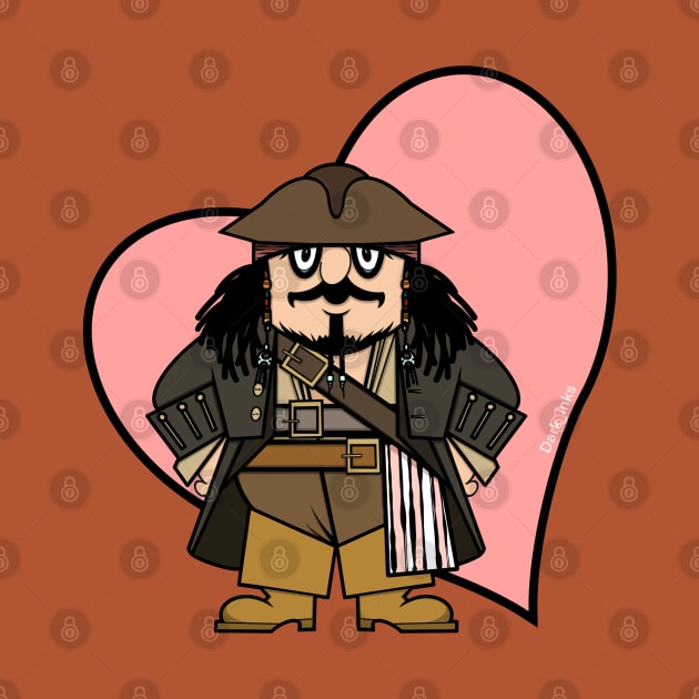 Valentine Captain Pugwash Captain Jack mashup by Dark_Inks