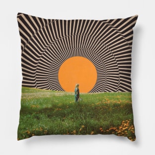 Trippy Sunrise Pillow
