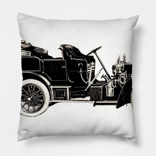 Old Vintage Car Pillow