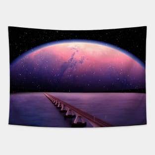 Let's Go To A Different Dimension Tapestry
