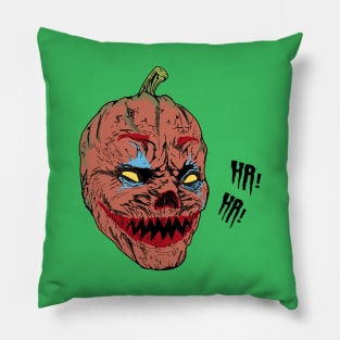 JOKER PUMPKIN HEAD Halloween Pillow