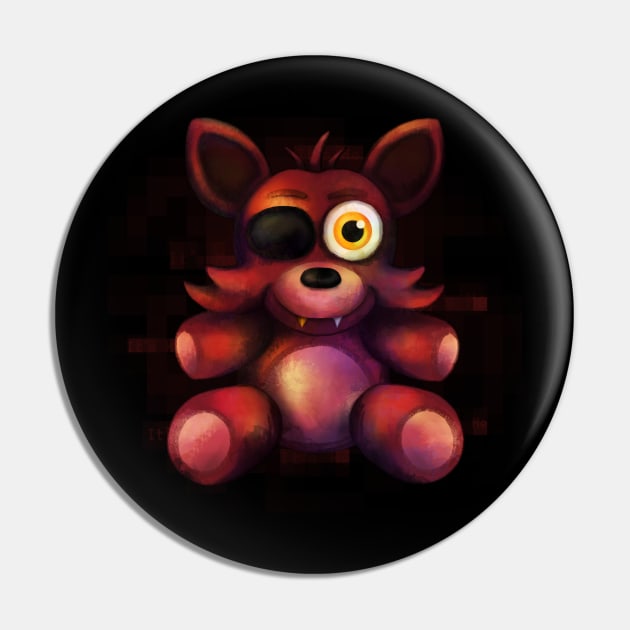 Five Nights at Freddy's - FNAF 4 - Nightmare Foxy - Fredbear - Pin