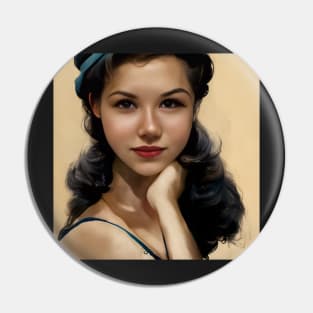 Beautiful model from the 50s, Pin