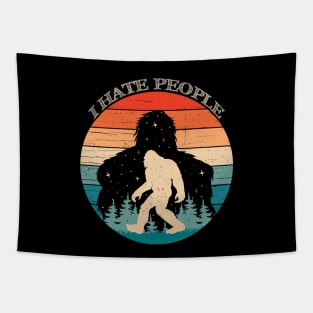 Bigfoot I hate People Tapestry