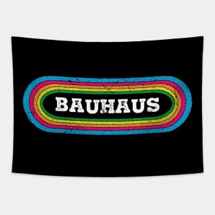 bauhaus rainbow Tapestry