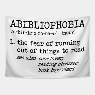 Abibliophobia Definition Tapestry