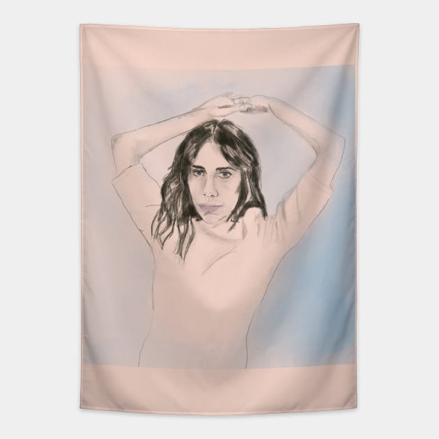 Pj Harvey Tapestry by Lydia Westerman