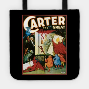 Vintage Magic Poster Art, Carter the Great Tote