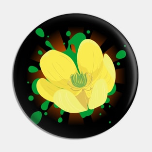 Yellow Tulip Pin