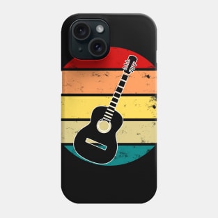 guitar retro vintage design simple and beautiful Phone Case