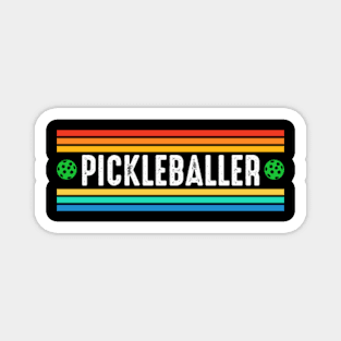 Pickleballer Funny Pickleball Magnet