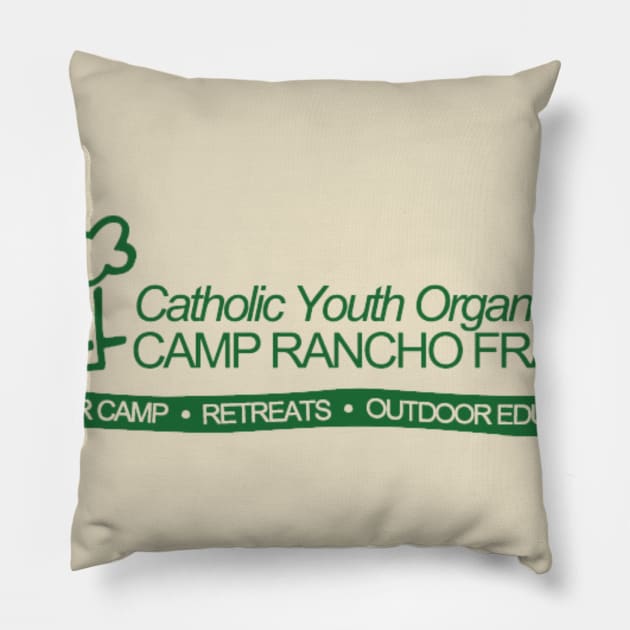 Just our logo Pillow by Camp Rancho Merch