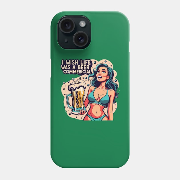 Beer Commercial Phone Case by Jason's Finery