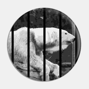 free our friends - polar bears Pin