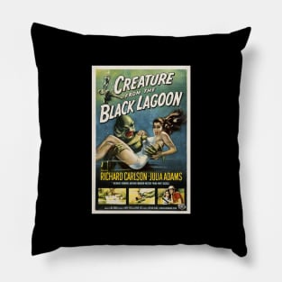 Creature From The Black Lagoon Movie Poster Pillow