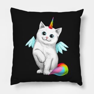 Cat unicorn Pillow