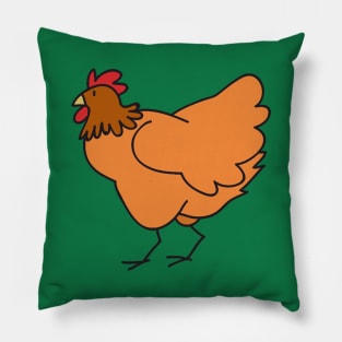 Red Chicken Pillow