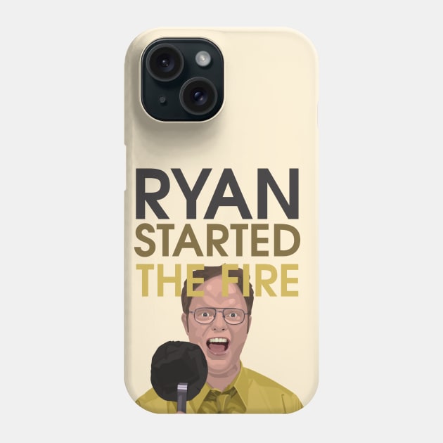 OFFICE | DWIGHT | RYAN FIRE Phone Case by fernandaffp