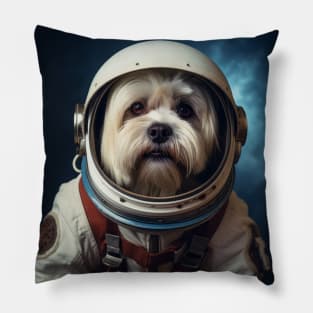 Astro Dog - Lhasa Apso Pillow