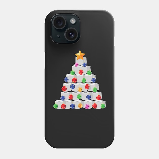 Toilet Paper Christmas Tree Phone Case by Felicity-K