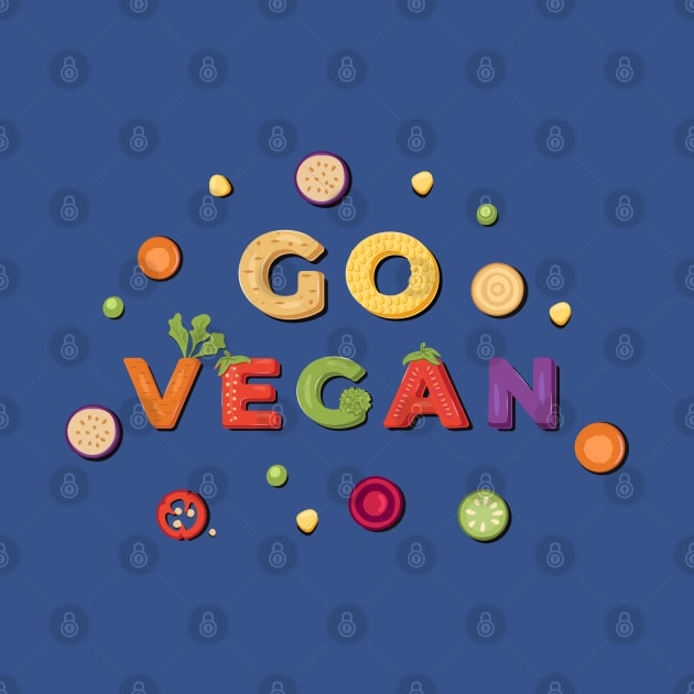 go vegan by Mako Design 