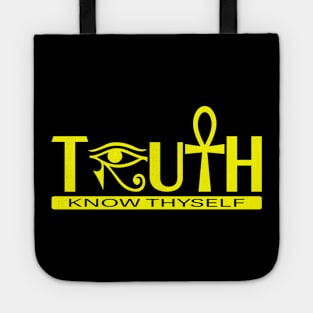 Truth Know Thyself Ankh Tote