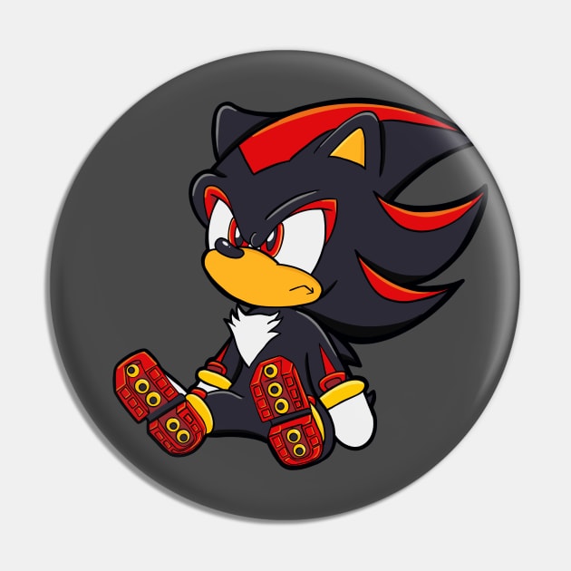 Chibi Shadow Pin by Pastelpandabum