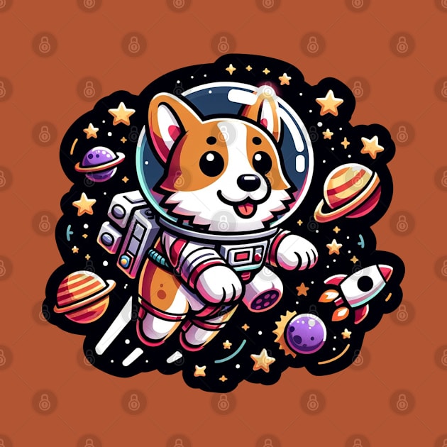 corgi astronaut by Ferdi Everywhere