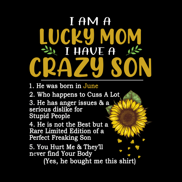 I Am A Lucky Mom I Have A Crazy Son by celestewilliey