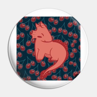 Cherry-picking Dragons Pin