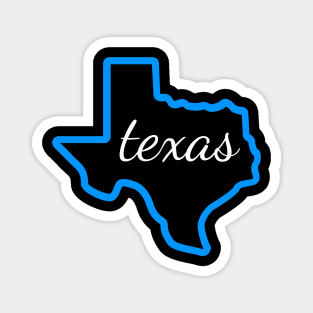 State of Texas Map Magnet