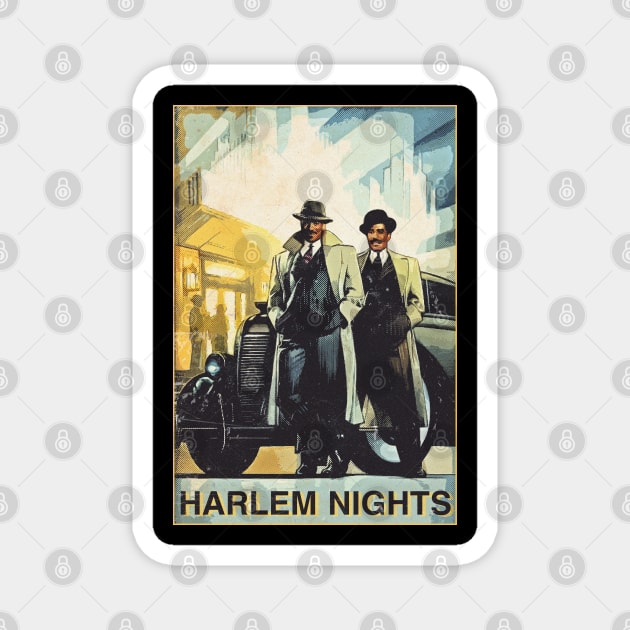 harlem nights Magnet by Genetics art