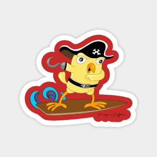 This little pirate chic is super COOL Magnet