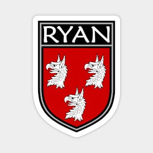 Irish Clan Crest - Ryan Magnet