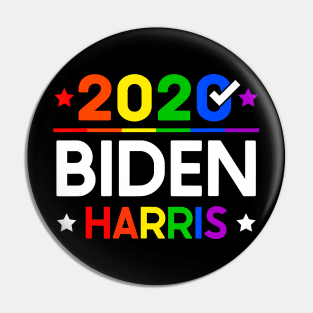 Biden Harris Joe Biden Kamala Harris American Elections LGBT T-Shirt Pin