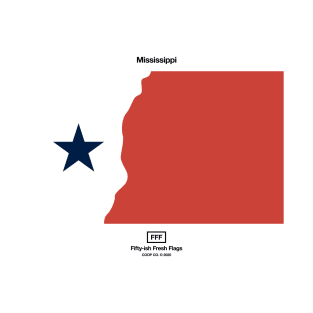 Fifty-ish Fresh Flags - Mississippi T-Shirt