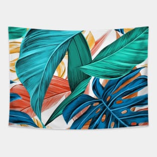 Tropical Flowers Tapestry