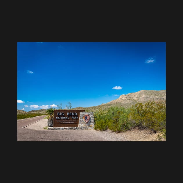 Big Bend National Park Sign by Gestalt Imagery