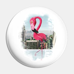 smile flamingo Pin